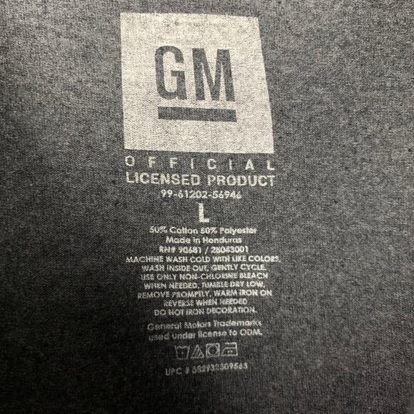 GM Camaro Z/28 Pure Muscle T-shirt Short Sleeve Shirt Grey Men's L - Picture 6 of 6